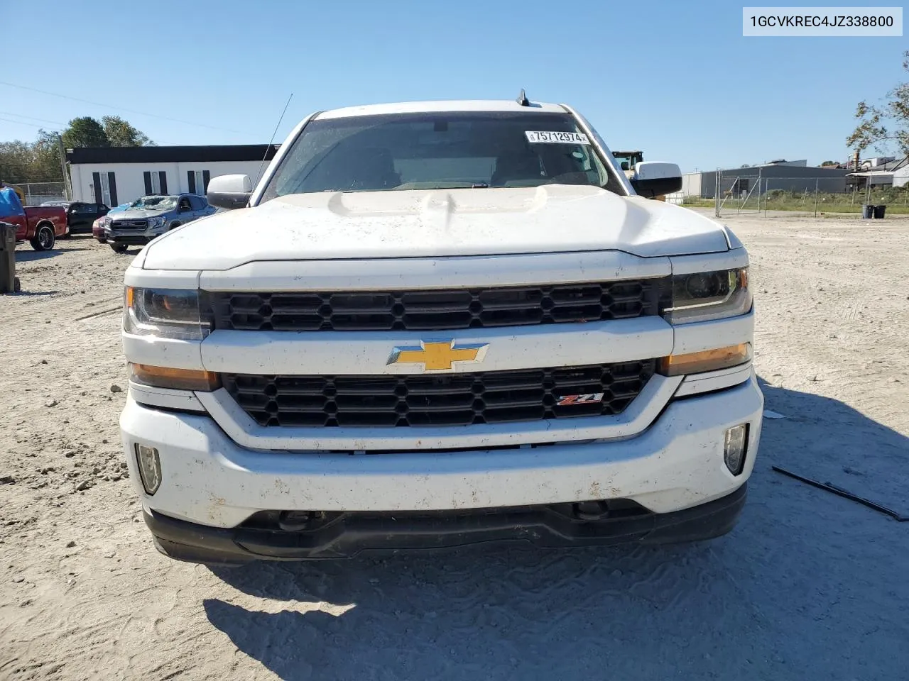 2018 Chevrolet Silverado K1500 Lt VIN: 1GCVKREC4JZ338800 Lot: 75712974