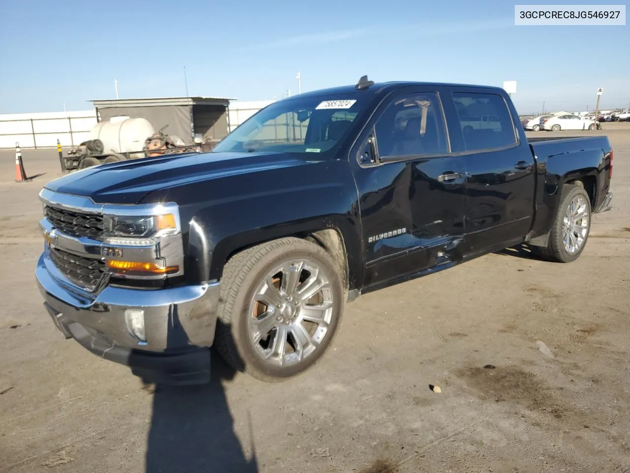 2018 Chevrolet Silverado C1500 Lt VIN: 3GCPCREC8JG546927 Lot: 75857024