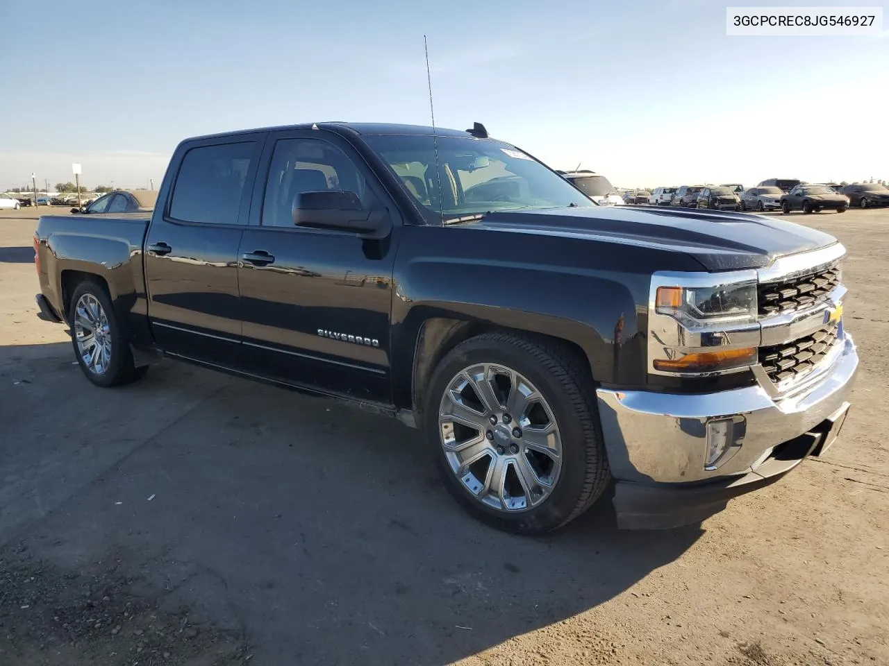 2018 Chevrolet Silverado C1500 Lt VIN: 3GCPCREC8JG546927 Lot: 75857024