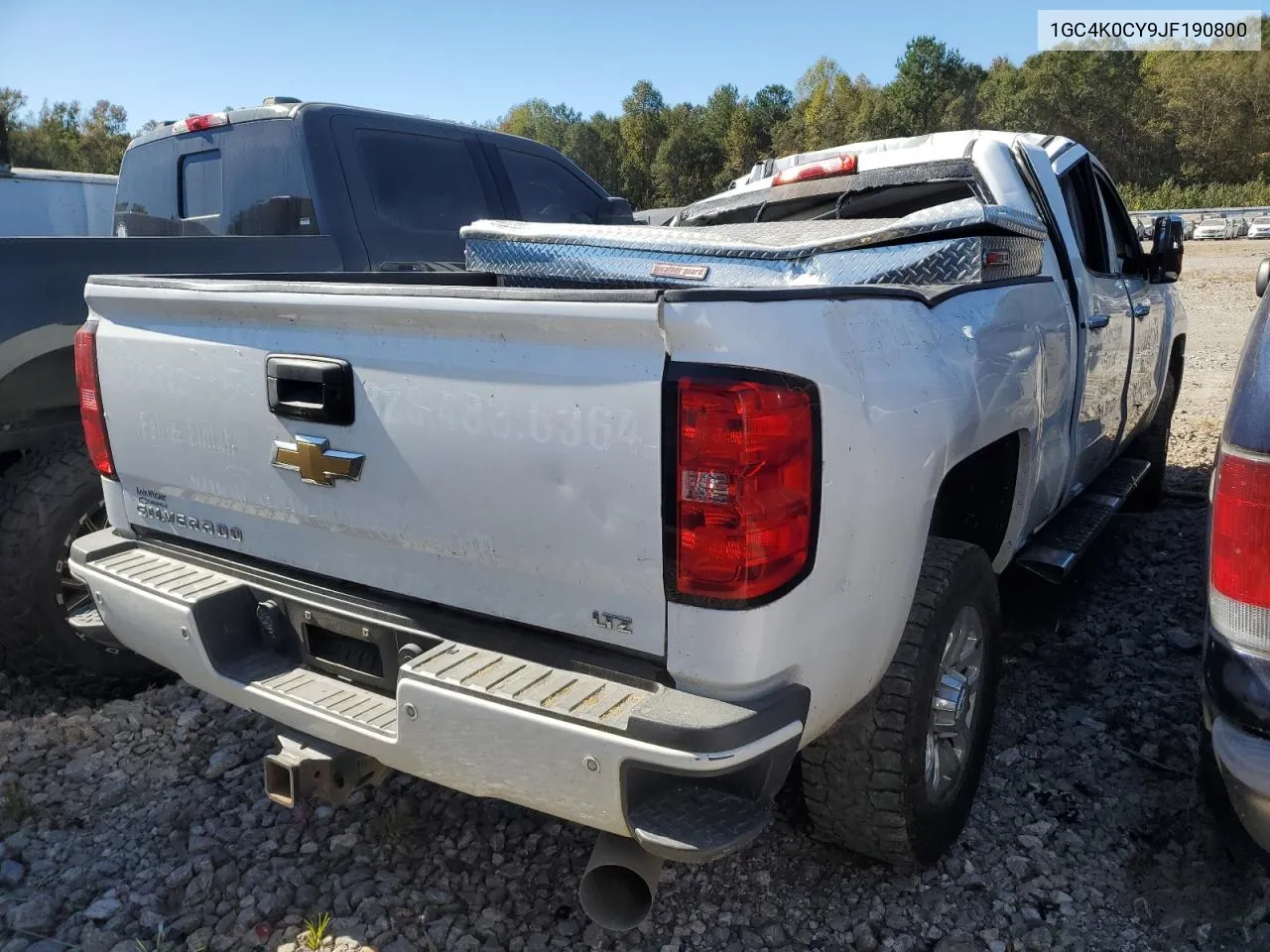 2018 Chevrolet Silverado K3500 Ltz VIN: 1GC4K0CY9JF190800 Lot: 75917984