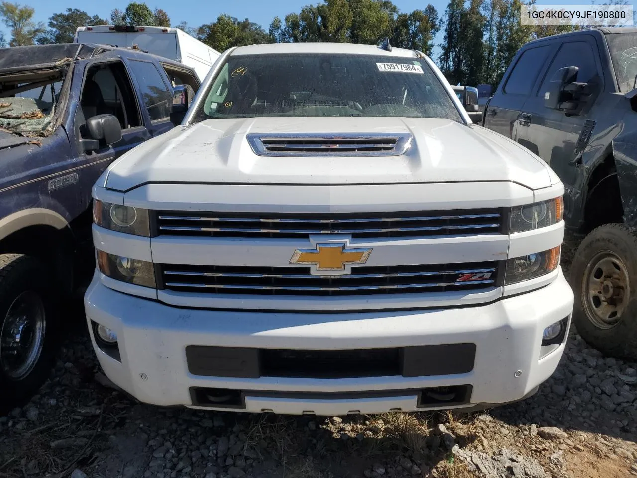 2018 Chevrolet Silverado K3500 Ltz VIN: 1GC4K0CY9JF190800 Lot: 75917984