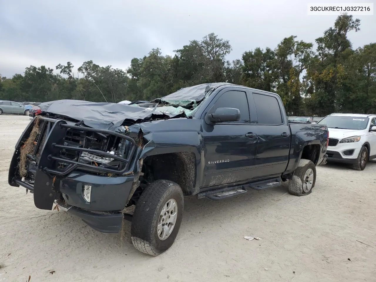 2018 Chevrolet Silverado K1500 Lt VIN: 3GCUKREC1JG327216 Lot: 76106224