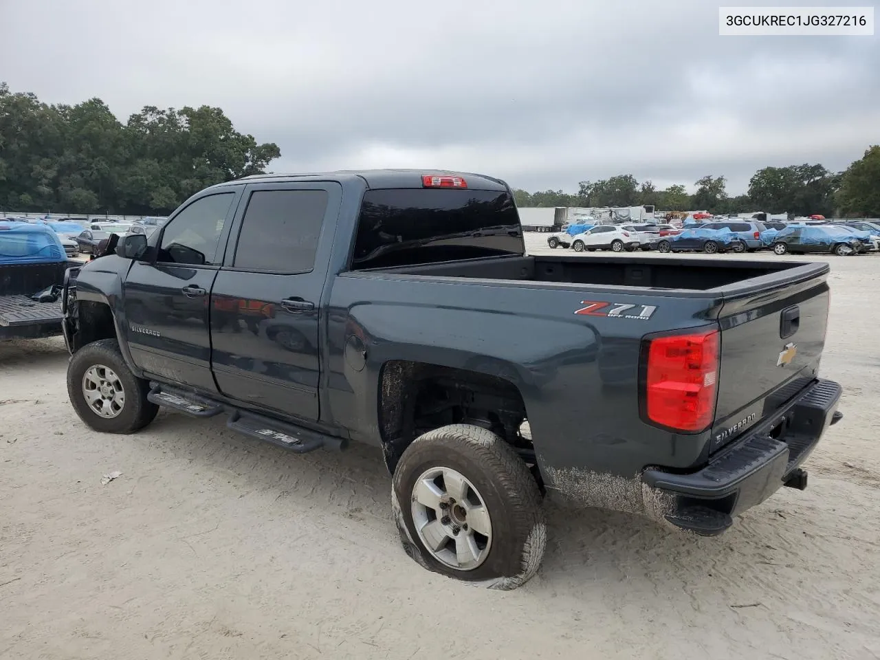 2018 Chevrolet Silverado K1500 Lt VIN: 3GCUKREC1JG327216 Lot: 76106224