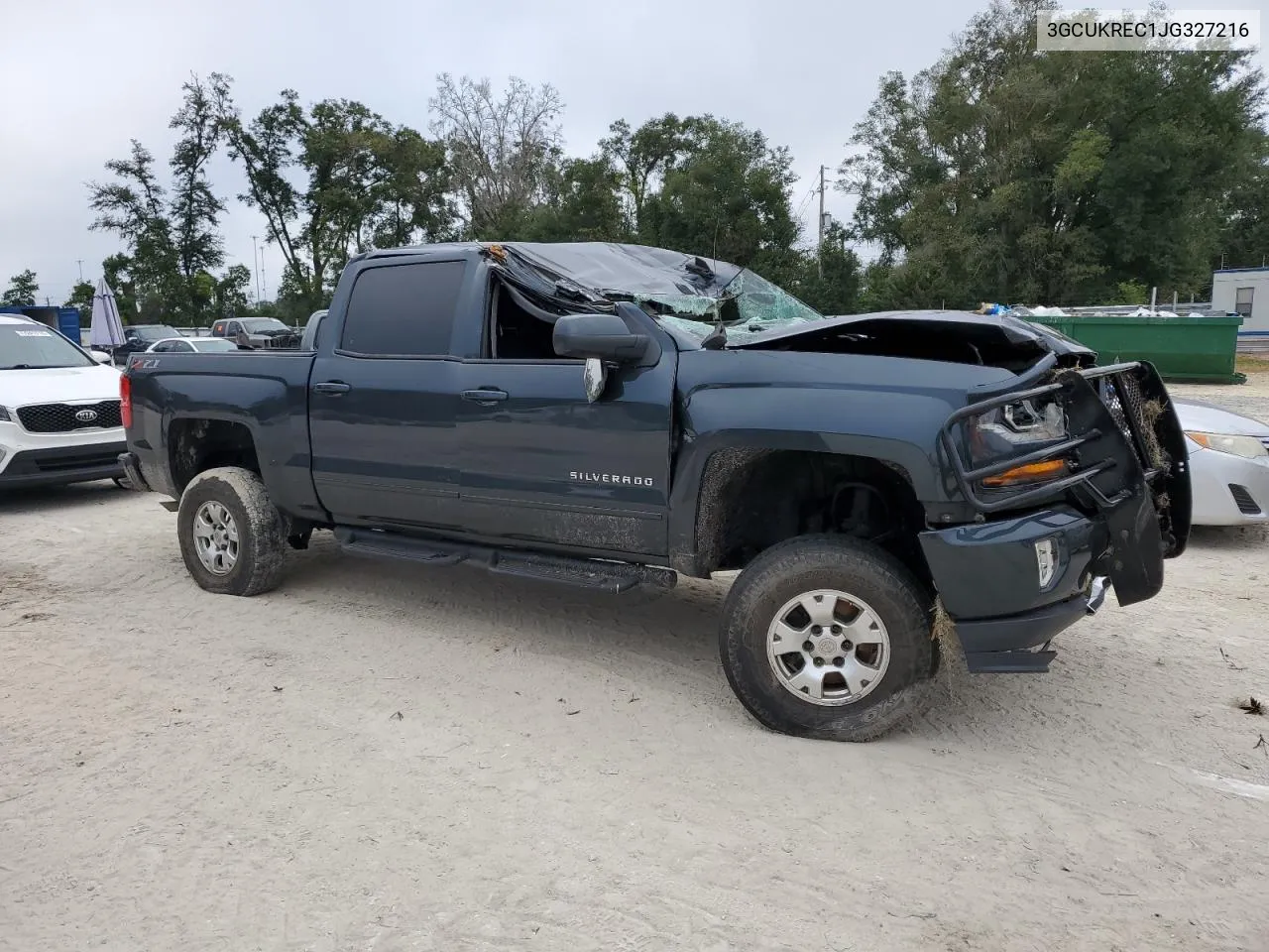 2018 Chevrolet Silverado K1500 Lt VIN: 3GCUKREC1JG327216 Lot: 76106224