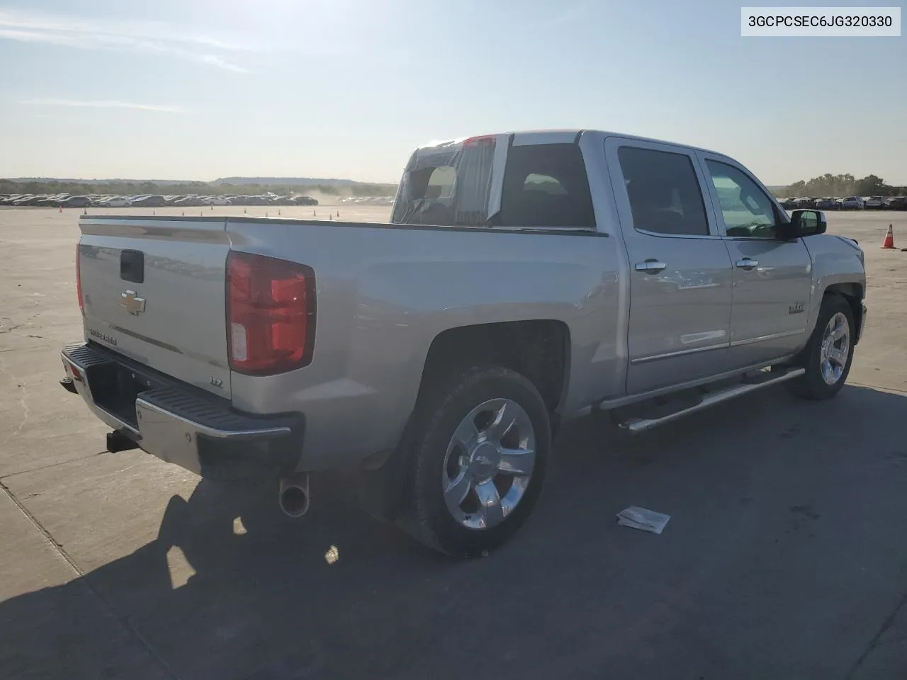 2018 Chevrolet Silverado C1500 Ltz VIN: 3GCPCSEC6JG320330 Lot: 76297244