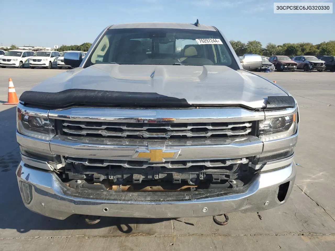 2018 Chevrolet Silverado C1500 Ltz VIN: 3GCPCSEC6JG320330 Lot: 76297244