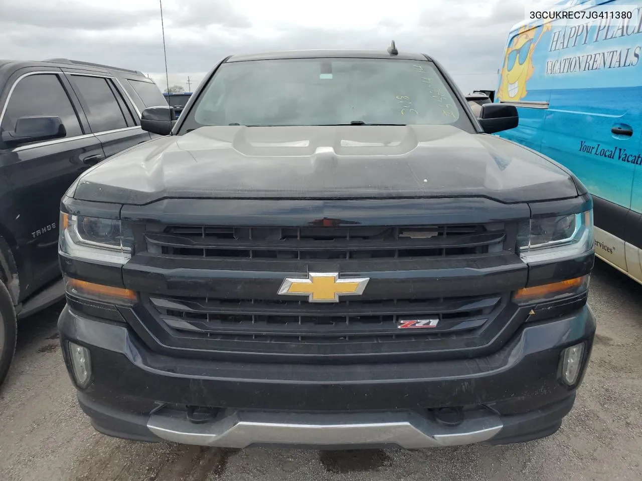 2018 Chevrolet Silverado K1500 Lt VIN: 3GCUKREC7JG411380 Lot: 76460494