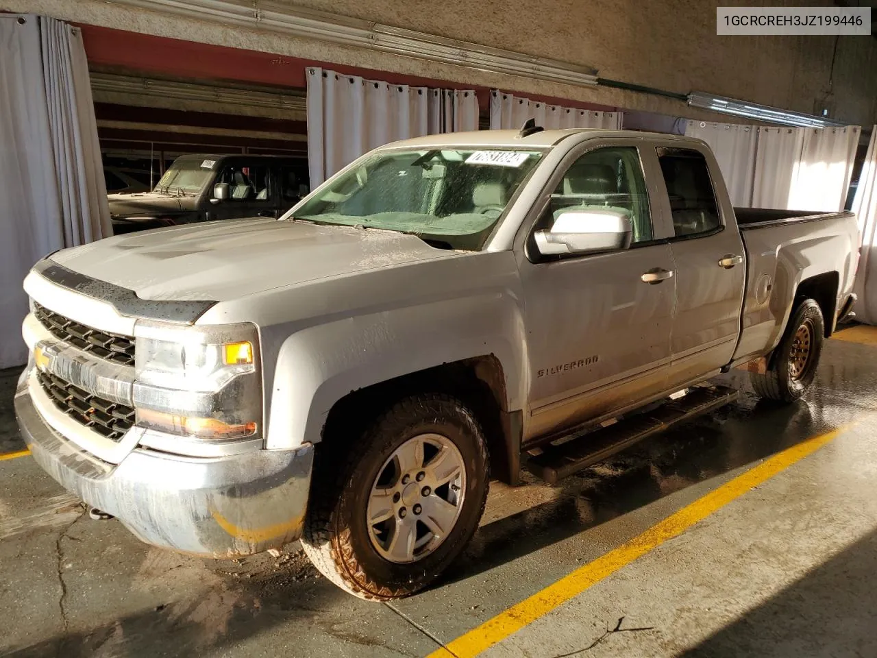 2018 Chevrolet Silverado C1500 Lt VIN: 1GCRCREH3JZ199446 Lot: 76631884