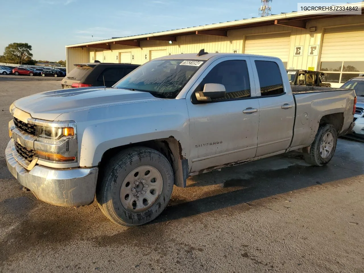 2018 Chevrolet Silverado C1500 Lt VIN: 1GCRCREH8JZ334842 Lot: 76631894