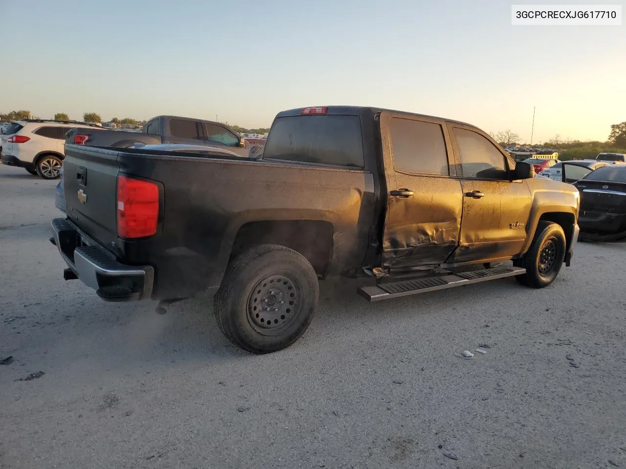 2018 Chevrolet Silverado C1500 Lt VIN: 3GCPCRECXJG617710 Lot: 77173214