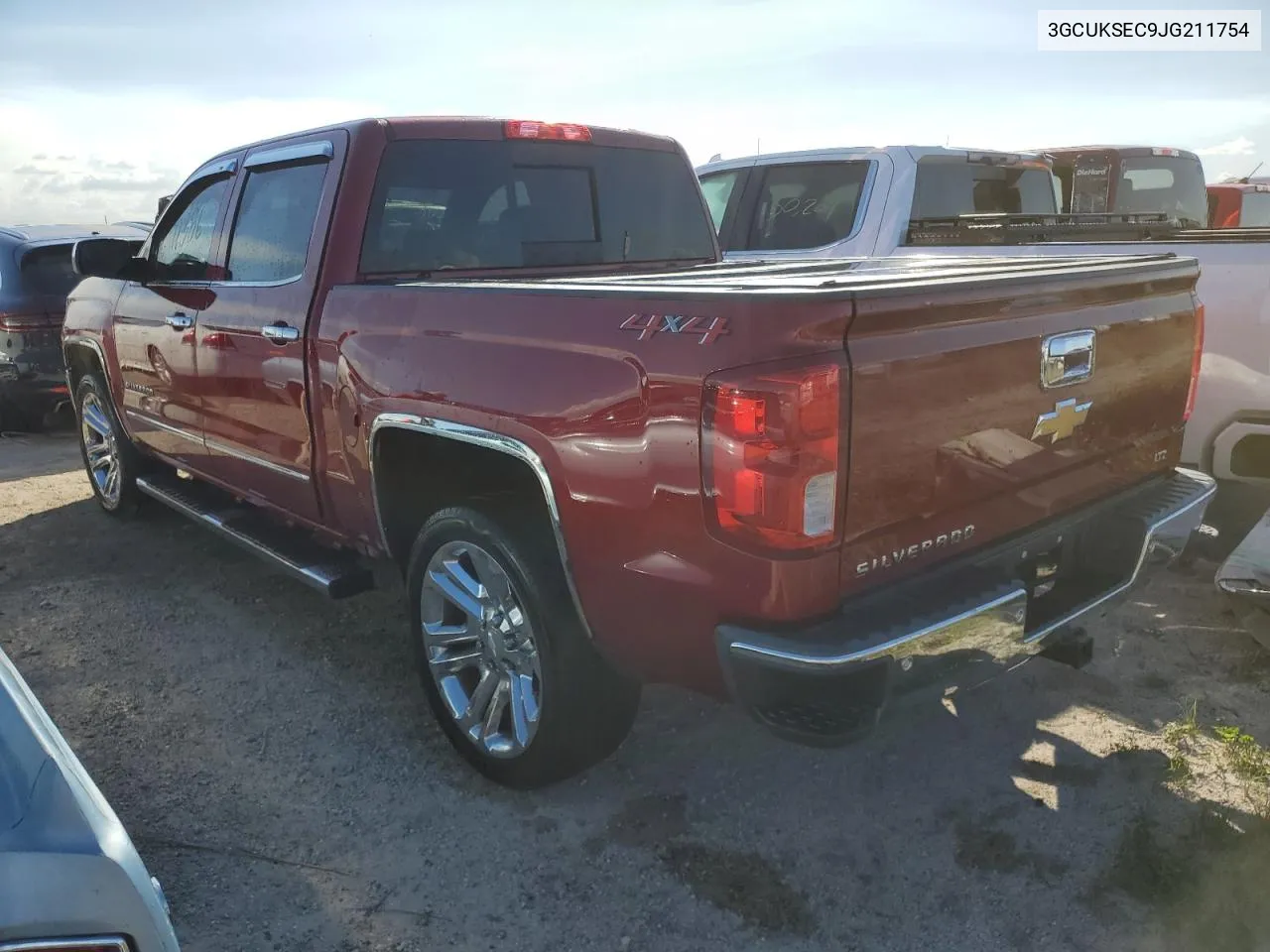 2018 Chevrolet Silverado K1500 Ltz VIN: 3GCUKSEC9JG211754 Lot: 77257814