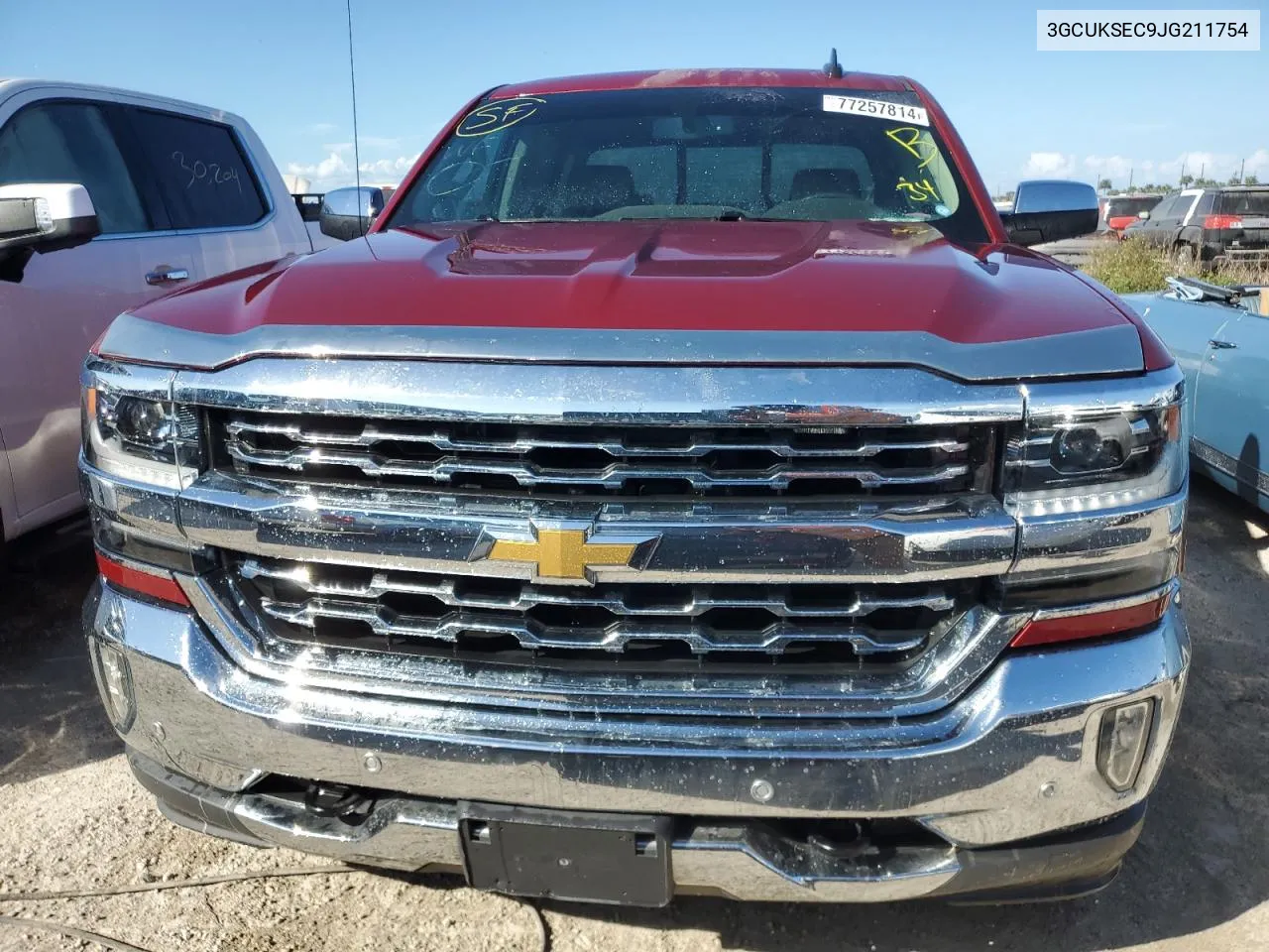 2018 Chevrolet Silverado K1500 Ltz VIN: 3GCUKSEC9JG211754 Lot: 77257814