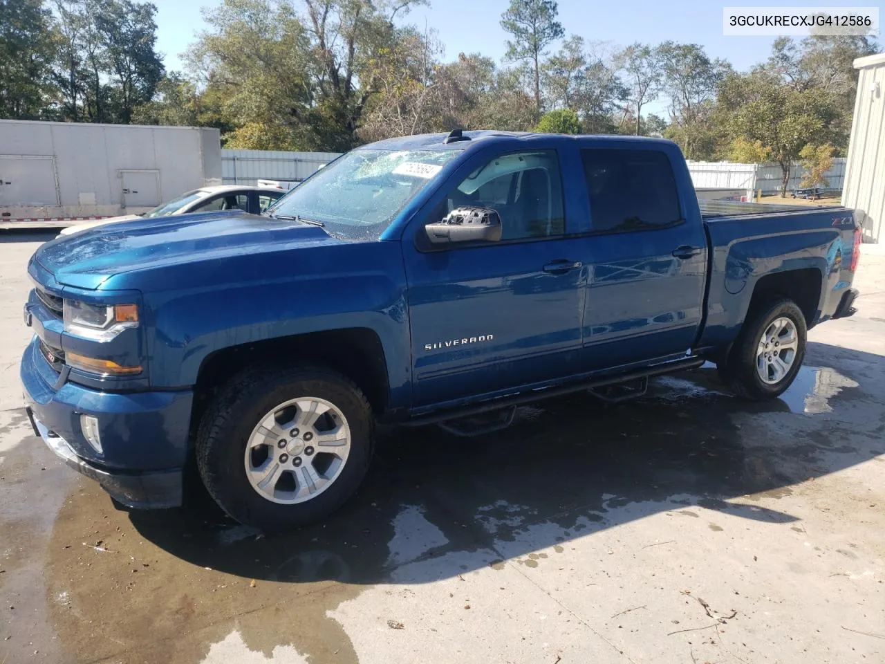 2018 Chevrolet Silverado K1500 Lt VIN: 3GCUKRECXJG412586 Lot: 77526564