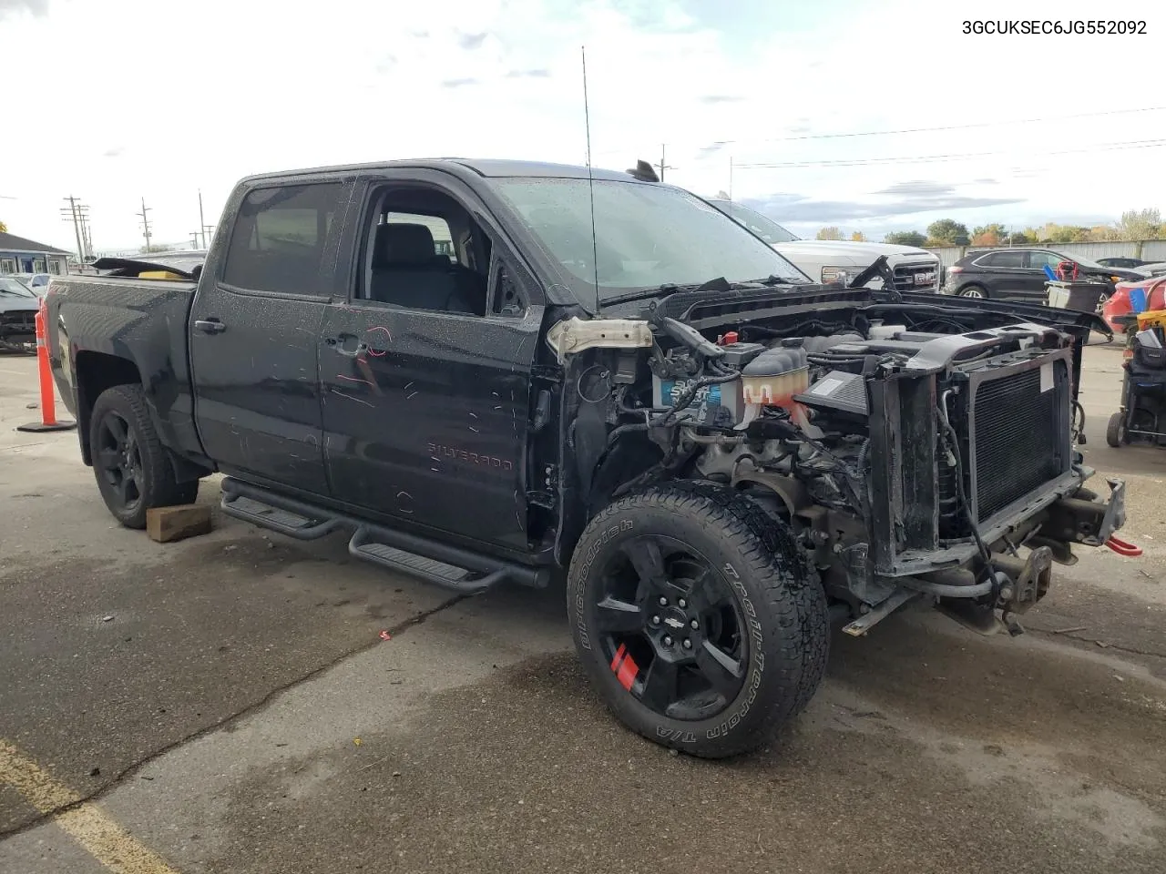 2018 Chevrolet Silverado K1500 Ltz VIN: 3GCUKSEC6JG552092 Lot: 77579954