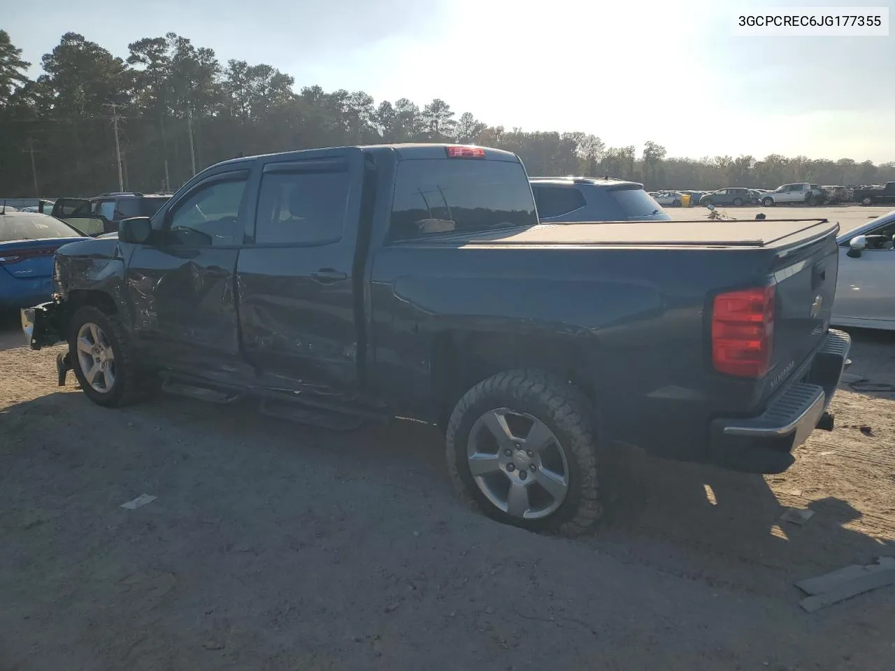 2018 Chevrolet Silverado C1500 Lt VIN: 3GCPCREC6JG177355 Lot: 77610304