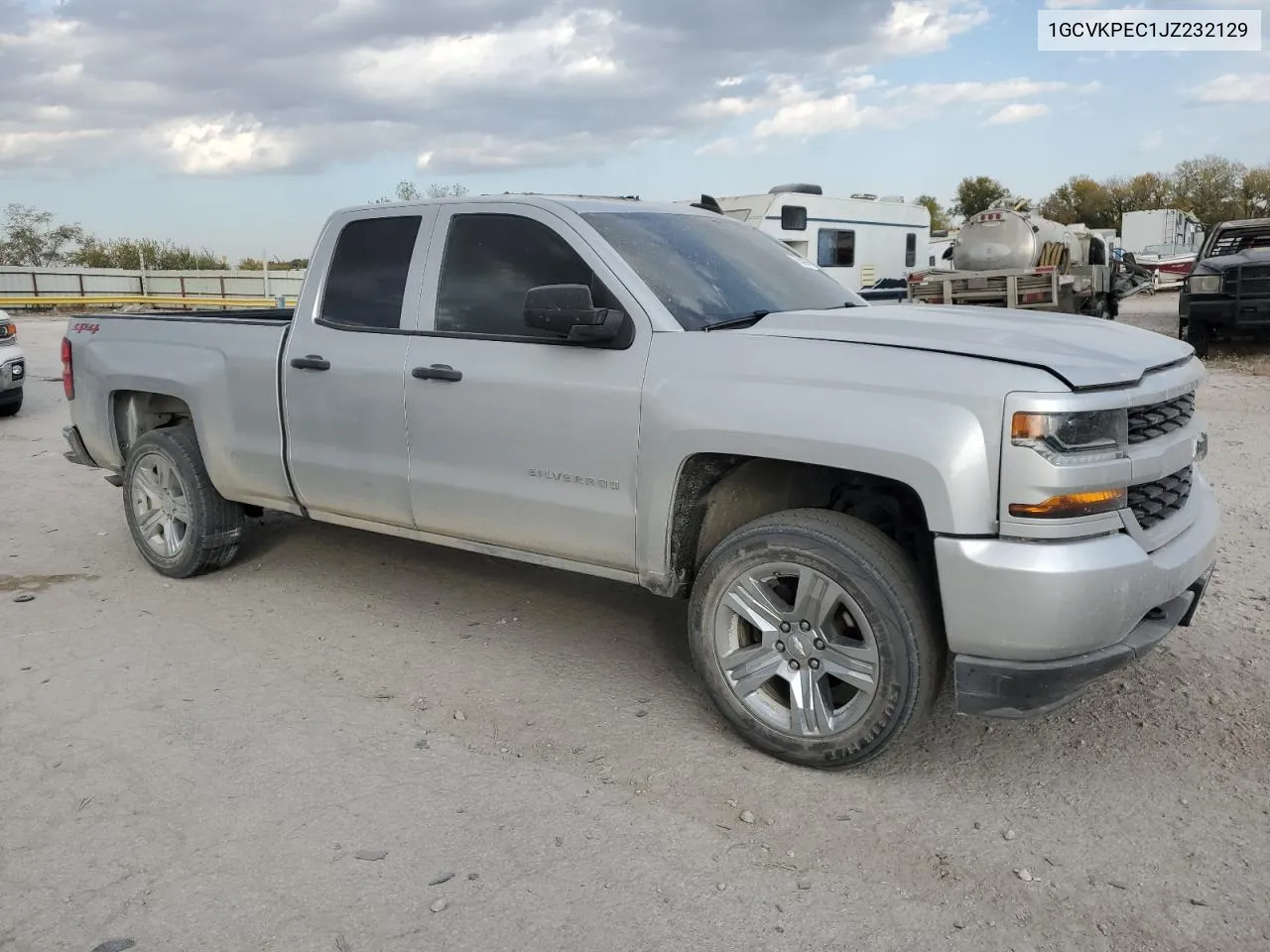 2018 Chevrolet Silverado K1500 Custom VIN: 1GCVKPEC1JZ232129 Lot: 77642874