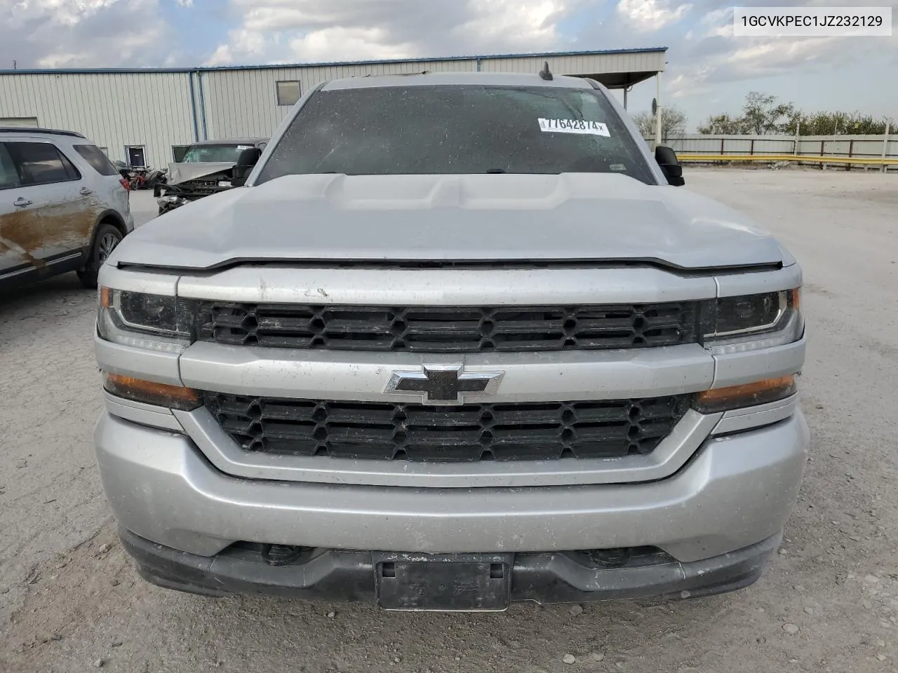 2018 Chevrolet Silverado K1500 Custom VIN: 1GCVKPEC1JZ232129 Lot: 77642874