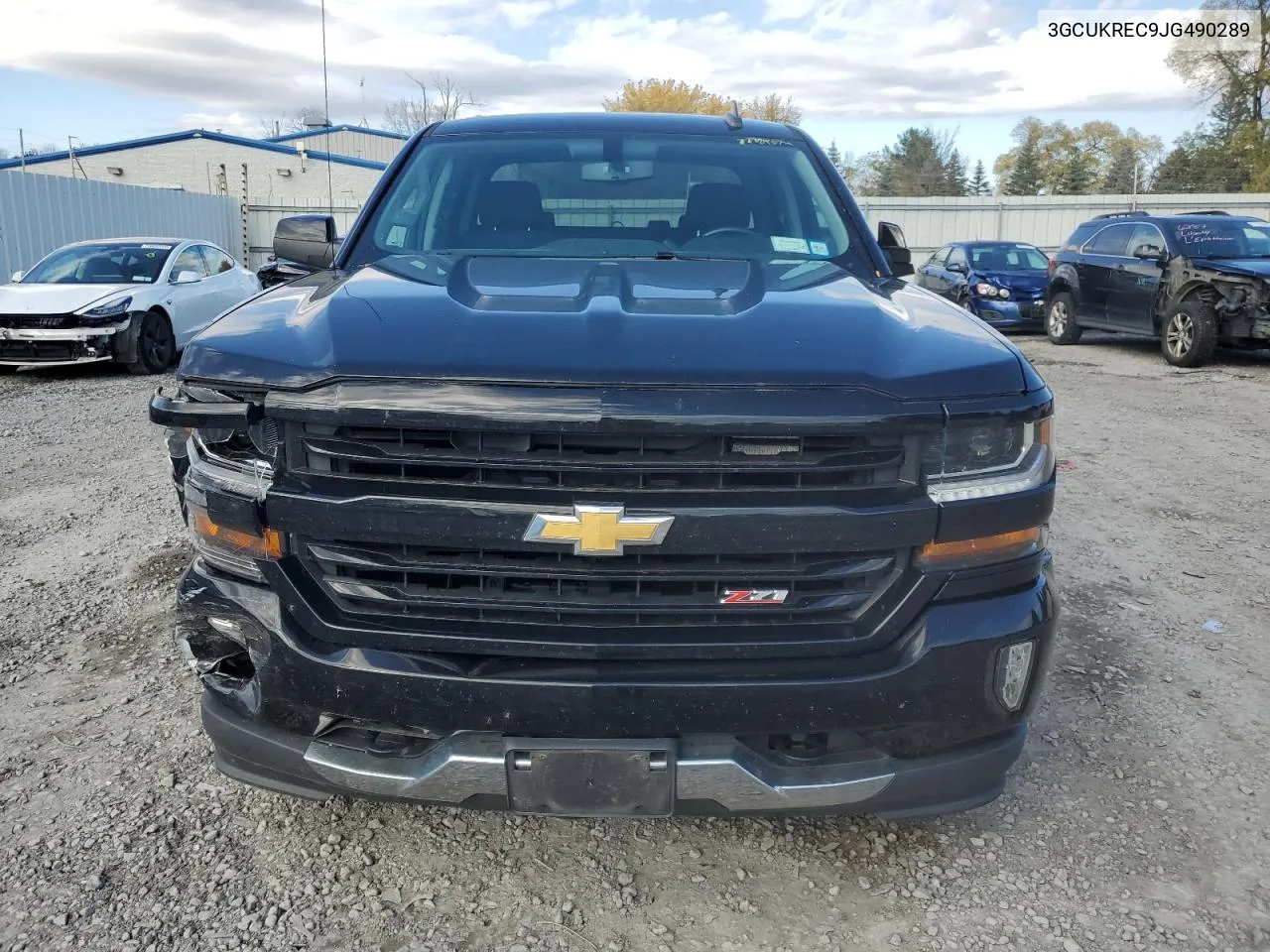 2018 Chevrolet Silverado K1500 Lt VIN: 3GCUKREC9JG490289 Lot: 77784874