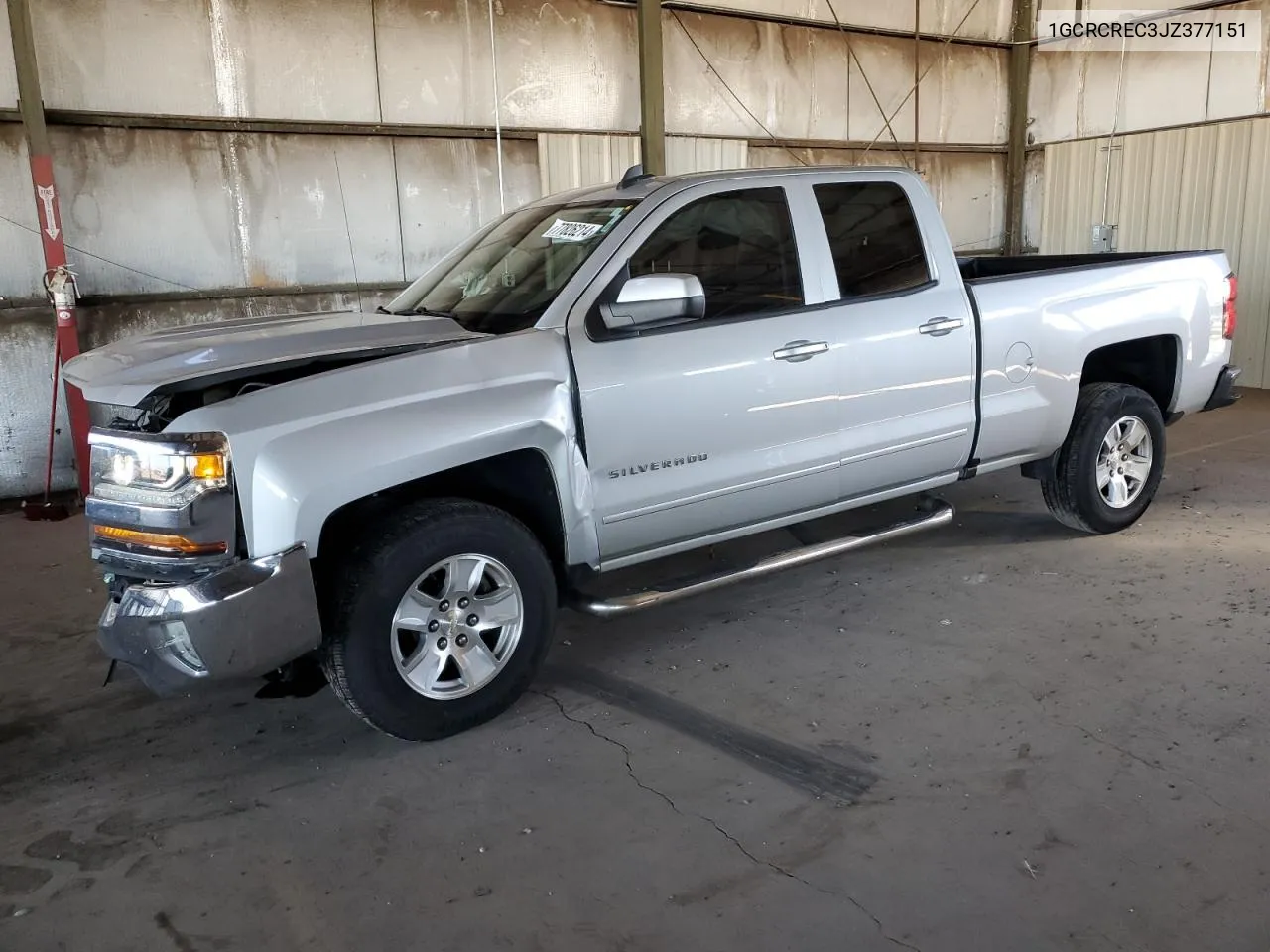 2018 Chevrolet Silverado C1500 Lt VIN: 1GCRCREC3JZ377151 Lot: 77826214