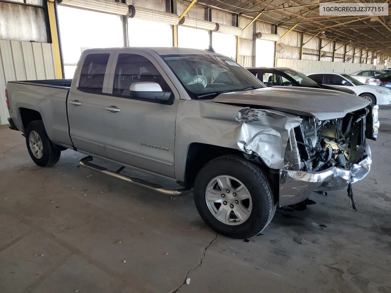 2018 Chevrolet Silverado C1500 Lt VIN: 1GCRCREC3JZ377151 Lot: 77826214