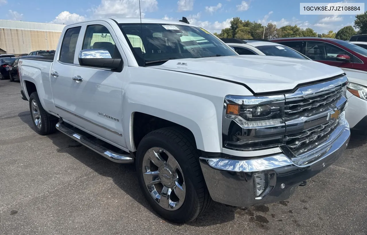 2018 Chevrolet Silverado K1500 Ltz VIN: 1GCVKSEJ7JZ108884 Lot: 77844284