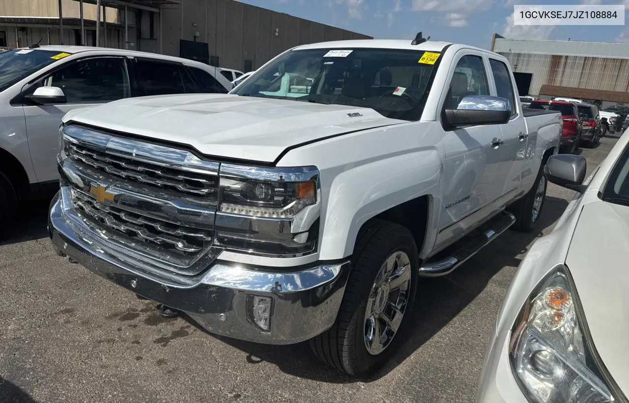 2018 Chevrolet Silverado K1500 Ltz VIN: 1GCVKSEJ7JZ108884 Lot: 77844284