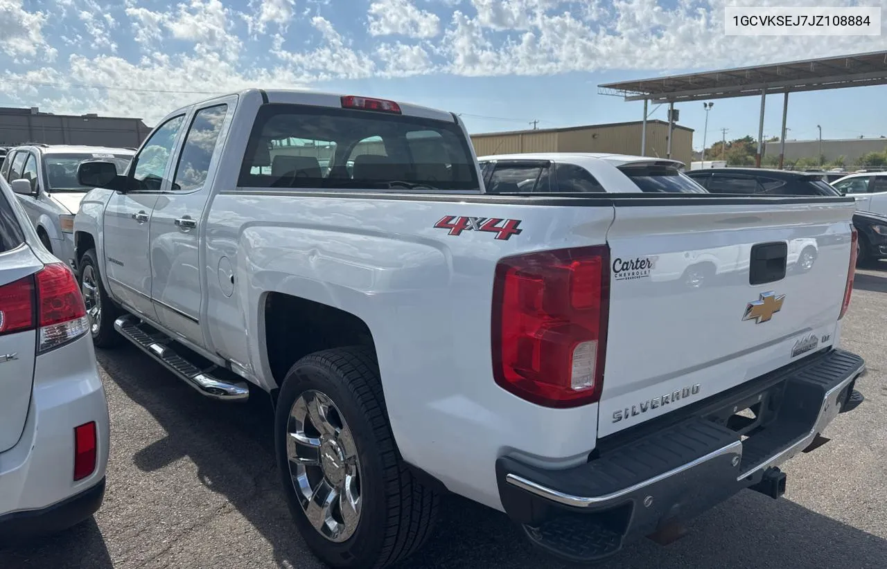 2018 Chevrolet Silverado K1500 Ltz VIN: 1GCVKSEJ7JZ108884 Lot: 77844284