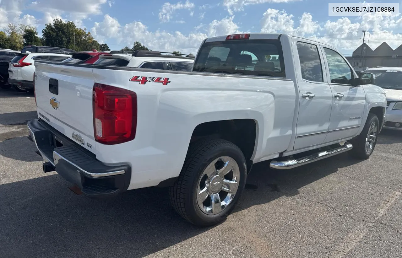 2018 Chevrolet Silverado K1500 Ltz VIN: 1GCVKSEJ7JZ108884 Lot: 77844284