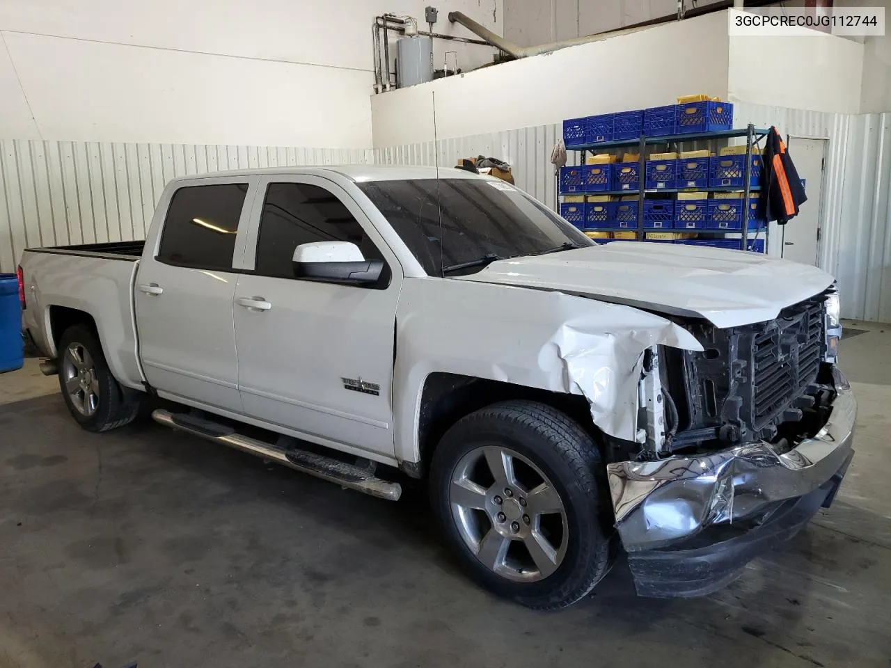 2018 Chevrolet Silverado C1500 Lt VIN: 3GCPCREC0JG112744 Lot: 77845574