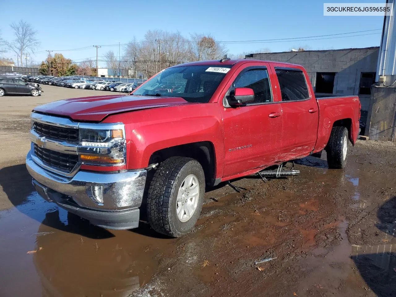 2018 Chevrolet Silverado K1500 Lt VIN: 3GCUKREC6JG596585 Lot: 77906714