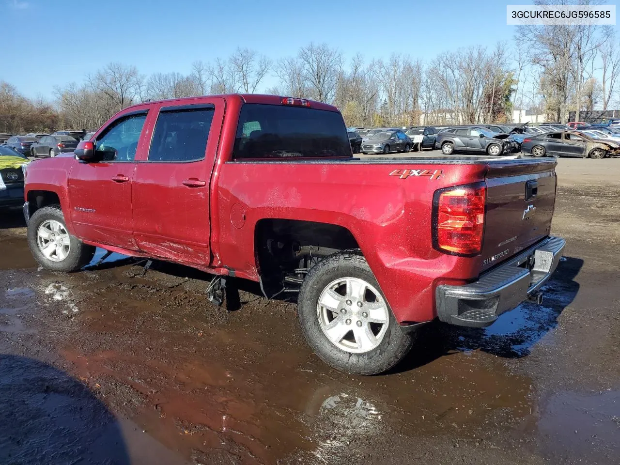 2018 Chevrolet Silverado K1500 Lt VIN: 3GCUKREC6JG596585 Lot: 77906714