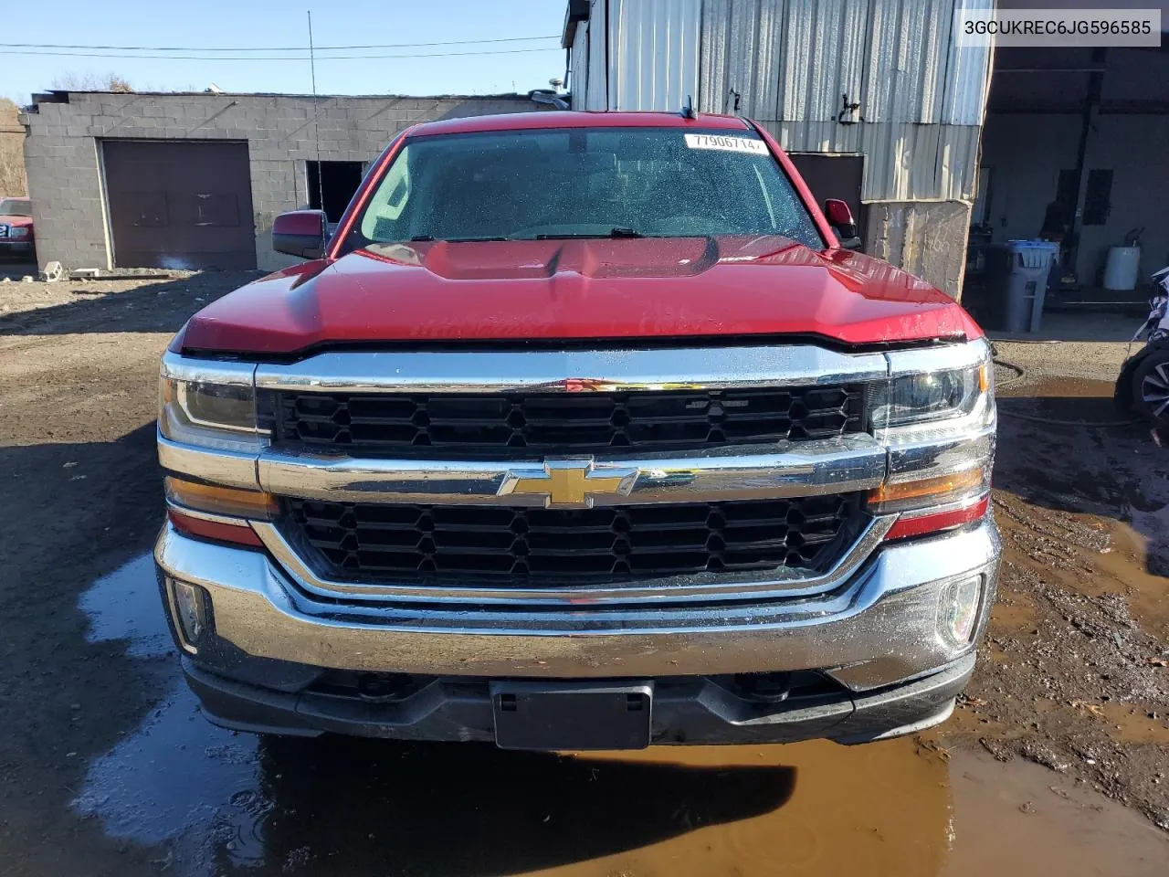 2018 Chevrolet Silverado K1500 Lt VIN: 3GCUKREC6JG596585 Lot: 77906714