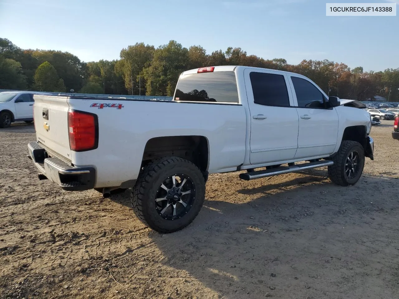 2018 Chevrolet Silverado K1500 Lt VIN: 1GCUKREC6JF143388 Lot: 77988754