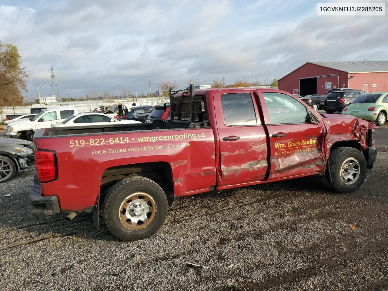 2018 Chevrolet Silverado K1500 VIN: 1GCVKNEH3JZ285205 Lot: 78043654