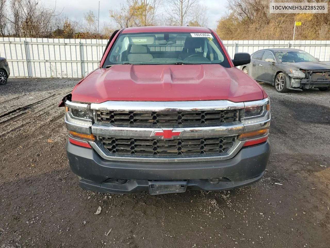 2018 Chevrolet Silverado K1500 VIN: 1GCVKNEH3JZ285205 Lot: 78043654