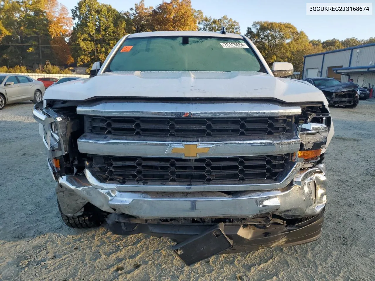 2018 Chevrolet Silverado K1500 Lt VIN: 3GCUKREC2JG168674 Lot: 78126554