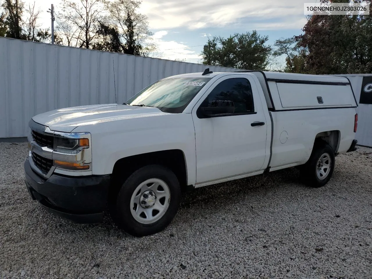 2018 Chevrolet Silverado C1500 VIN: 1GCNCNEH0JZ303026 Lot: 78260464