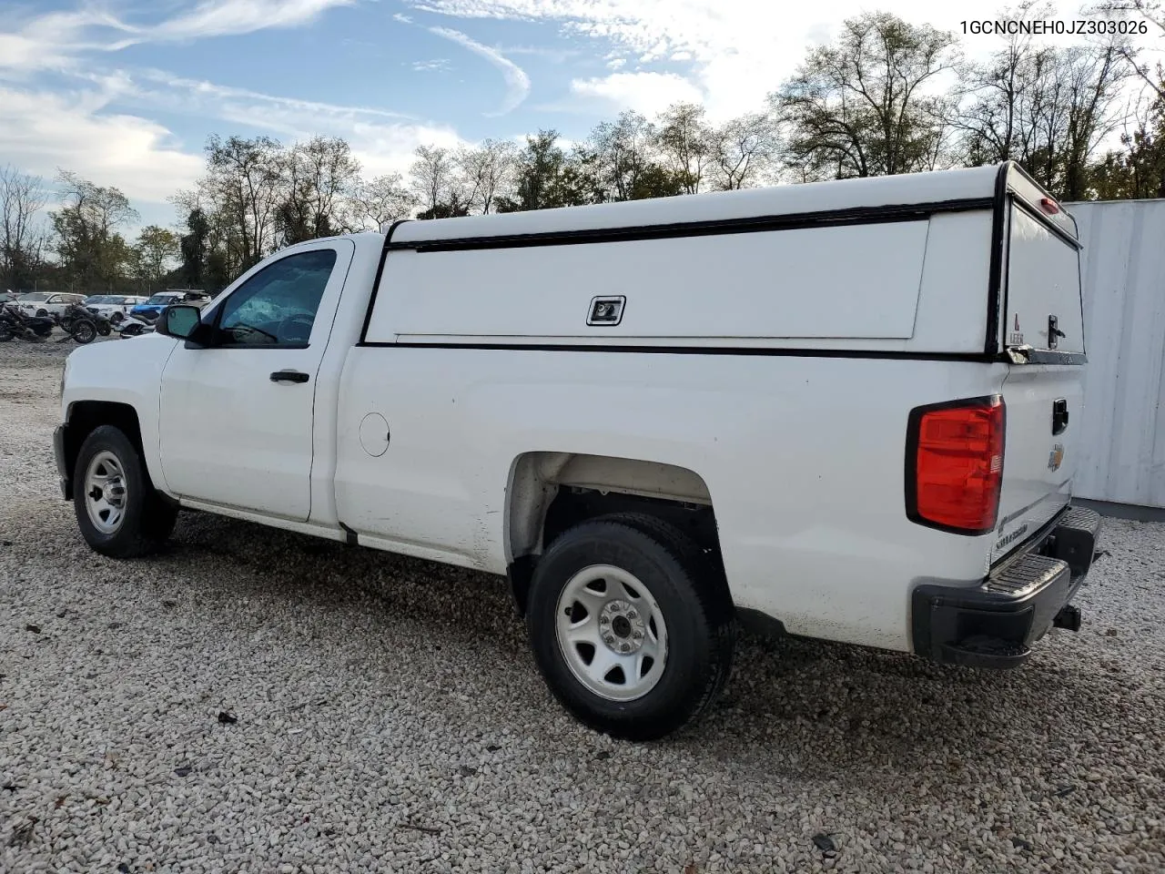 2018 Chevrolet Silverado C1500 VIN: 1GCNCNEH0JZ303026 Lot: 78260464