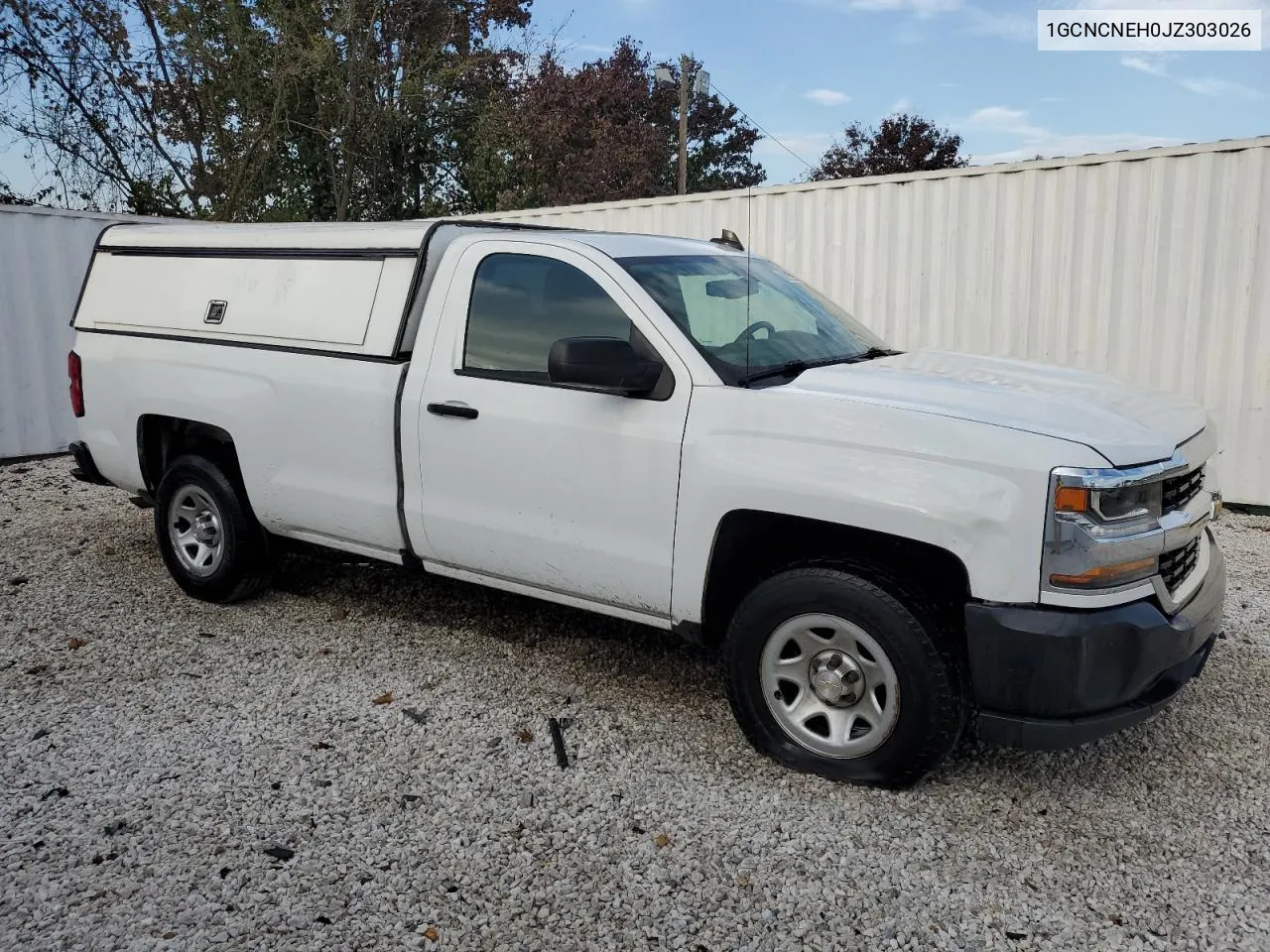 2018 Chevrolet Silverado C1500 VIN: 1GCNCNEH0JZ303026 Lot: 78260464