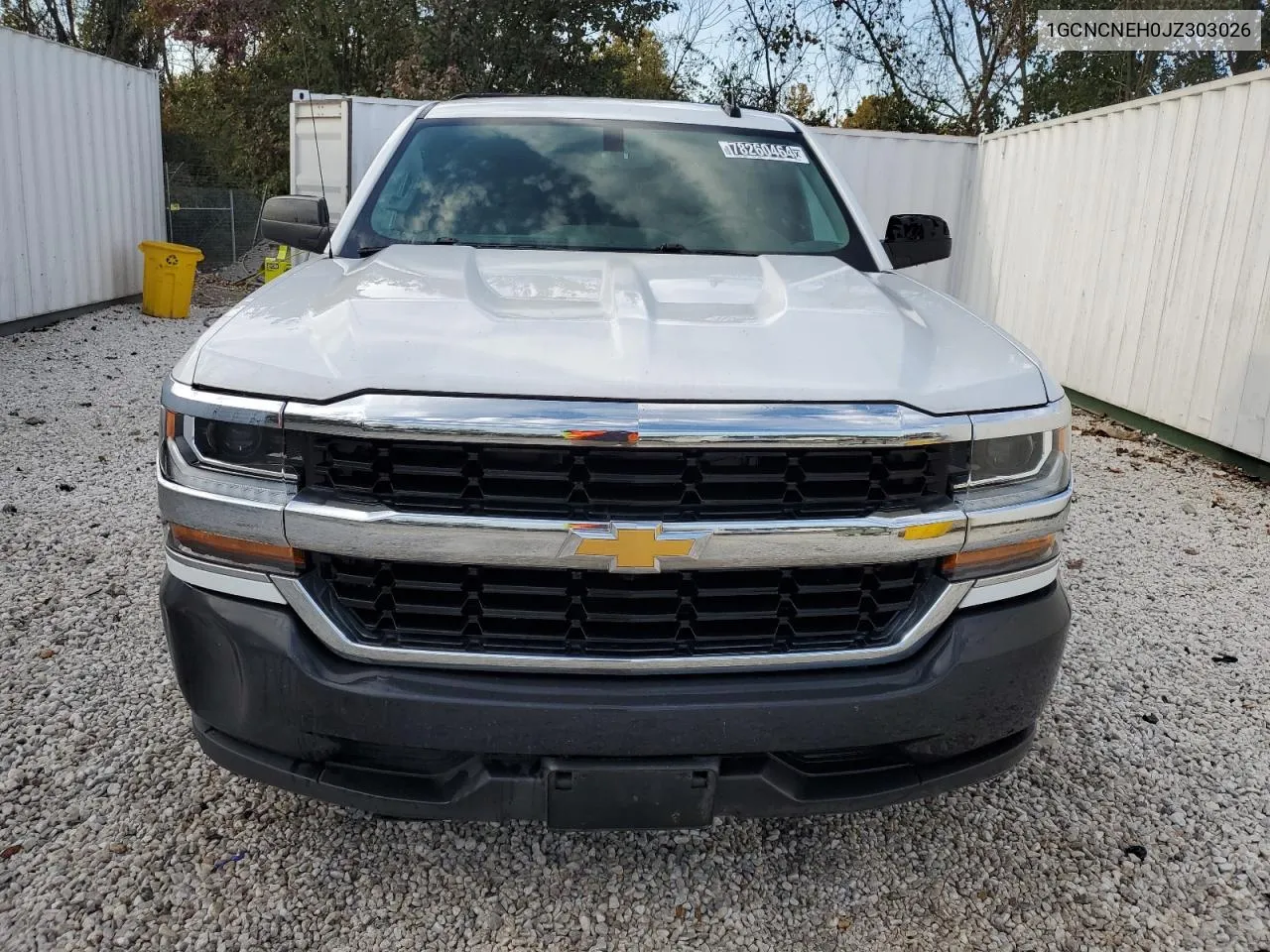 2018 Chevrolet Silverado C1500 VIN: 1GCNCNEH0JZ303026 Lot: 78260464