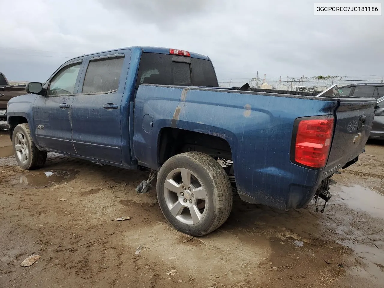 2018 Chevrolet Silverado C1500 Lt VIN: 3GCPCREC7JG181186 Lot: 78273194