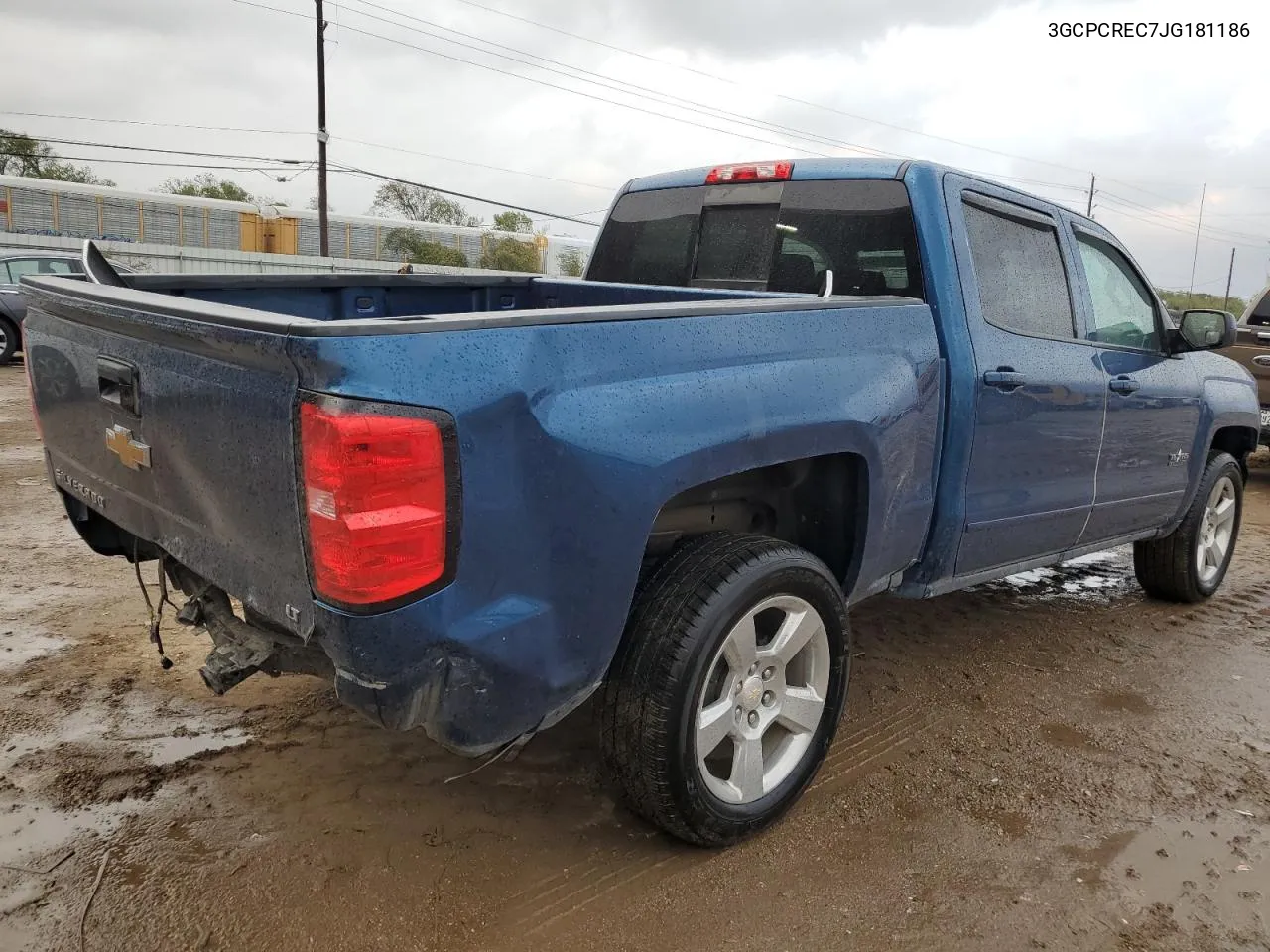 2018 Chevrolet Silverado C1500 Lt VIN: 3GCPCREC7JG181186 Lot: 78273194