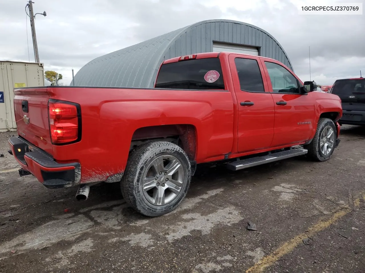 2018 Chevrolet Silverado C1500 Custom VIN: 1GCRCPEC5JZ370769 Lot: 78302364