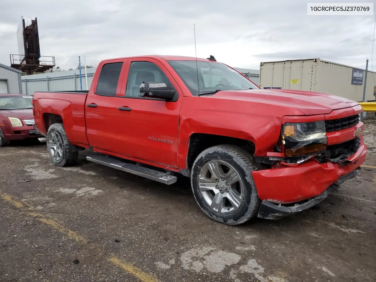 2018 Chevrolet Silverado C1500 Custom VIN: 1GCRCPEC5JZ370769 Lot: 78302364