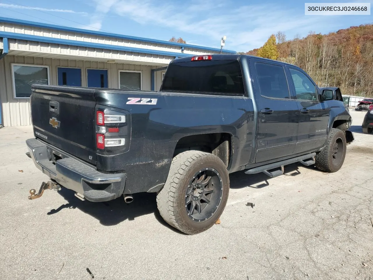 2018 Chevrolet Silverado K1500 Lt VIN: 3GCUKREC3JG246668 Lot: 78378584