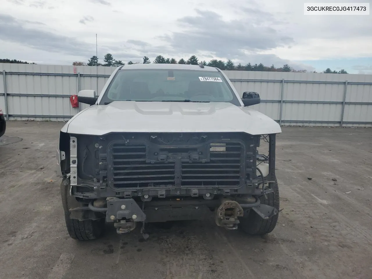 2018 Chevrolet Silverado K1500 Lt VIN: 3GCUKREC0JG417473 Lot: 78477584