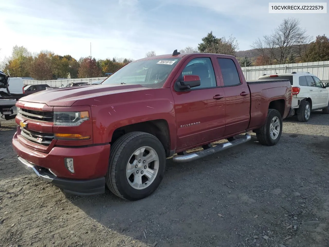 2018 Chevrolet Silverado K1500 Lt VIN: 1GCVKRECXJZ222579 Lot: 78501874