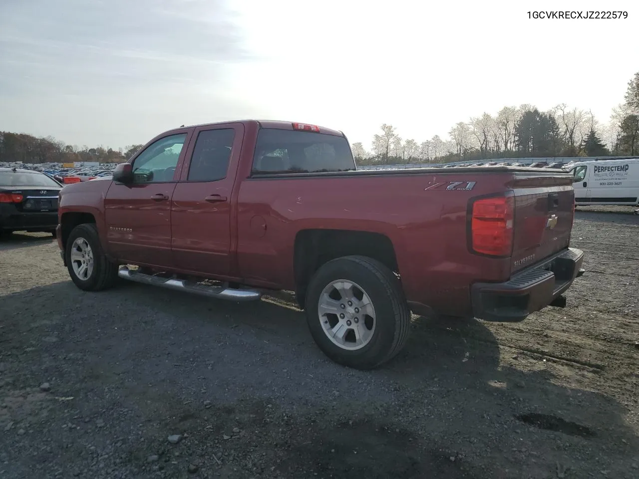 2018 Chevrolet Silverado K1500 Lt VIN: 1GCVKRECXJZ222579 Lot: 78501874