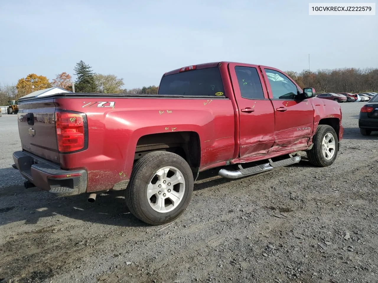 2018 Chevrolet Silverado K1500 Lt VIN: 1GCVKRECXJZ222579 Lot: 78501874