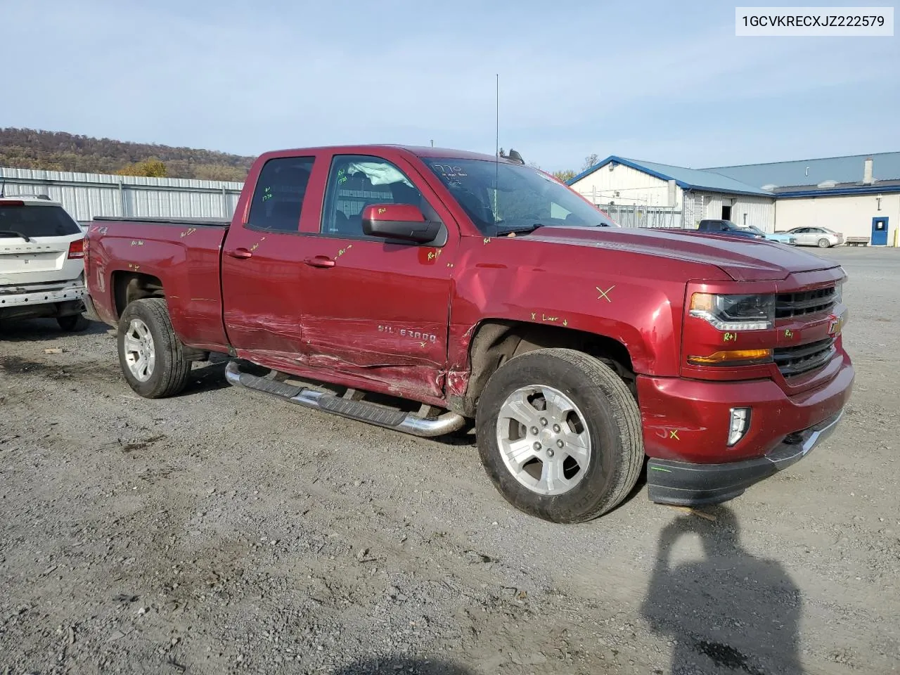 2018 Chevrolet Silverado K1500 Lt VIN: 1GCVKRECXJZ222579 Lot: 78501874